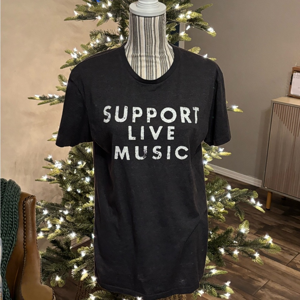 Support Live Music Tee